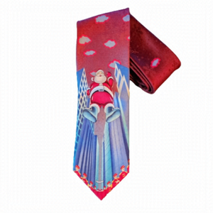 Jinglebells santa Claus red ties